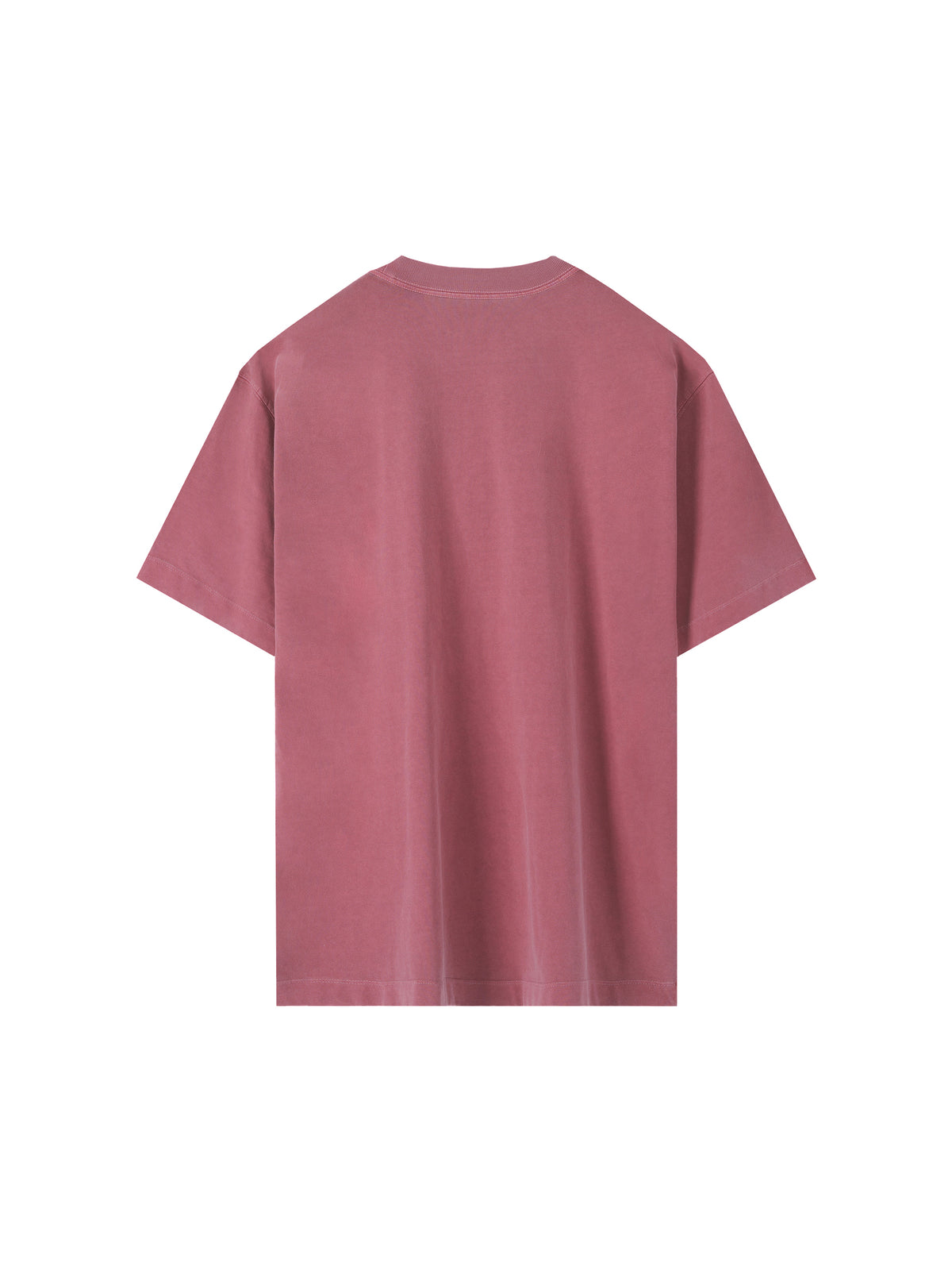 Humanist Heavyweight Vintage Washed Frayed T‑Shirt – Vintage Rose