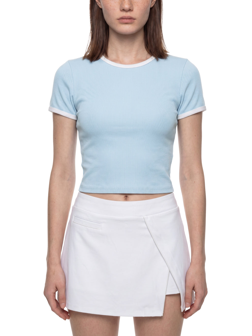 Humanist Women’s Color Block Crop T-Shirt