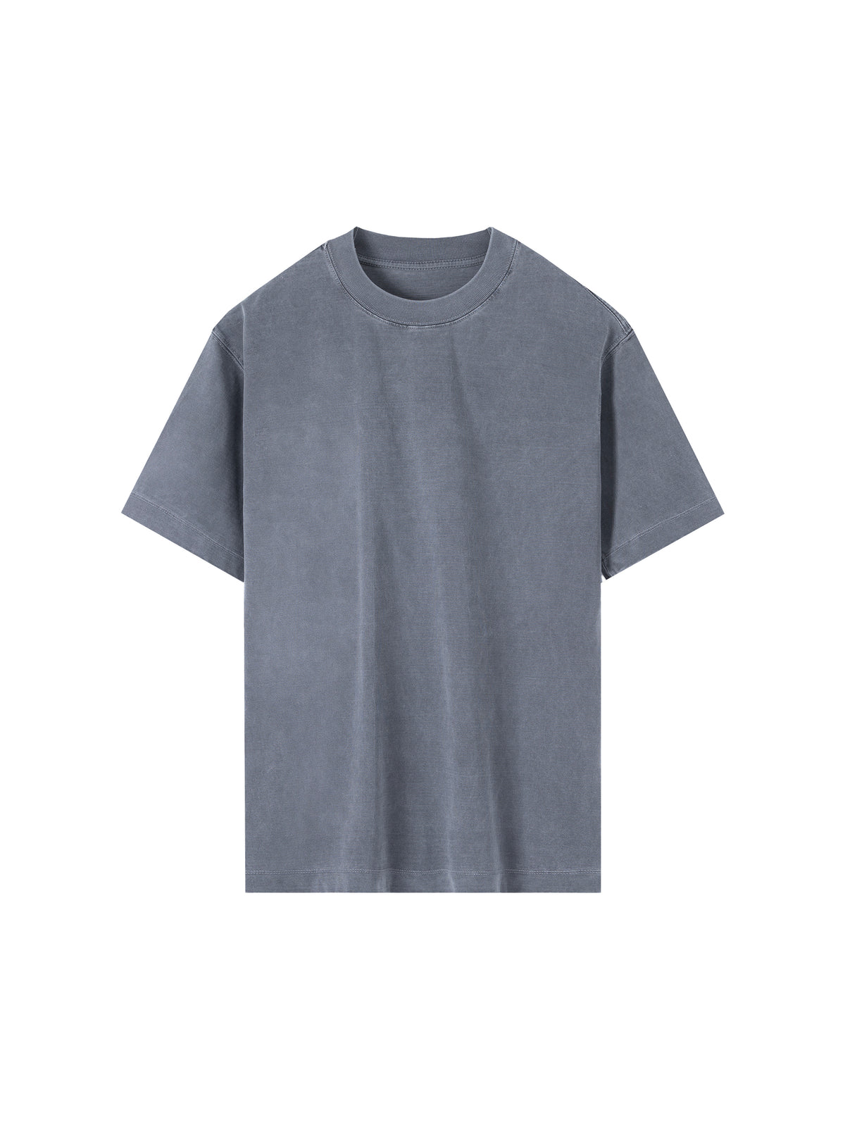 Humanist Heavyweight Vintage Washed Frayed T‑Shirt – Vintage Grey