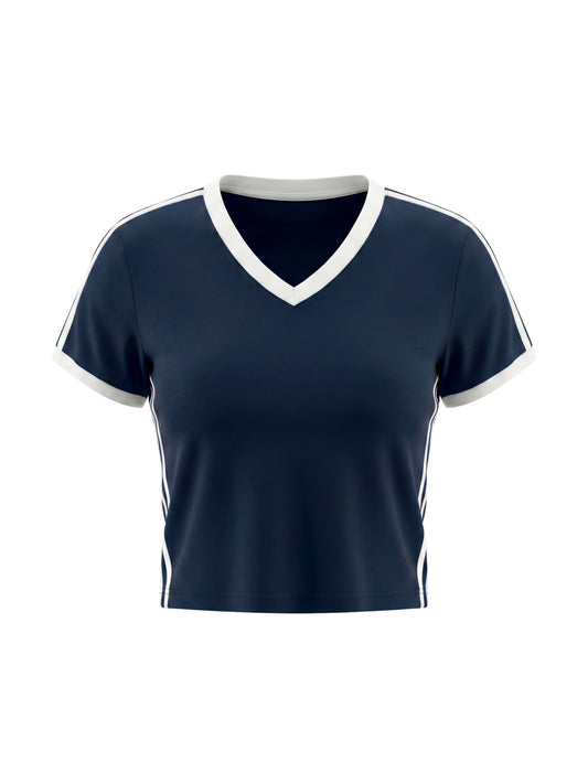 Humanist Women's Retro Binding Crop T-Shirt