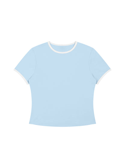 Humanist Women’s Color Block Crop T-Shirt