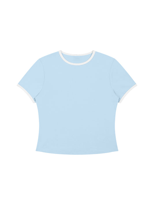 Humanist Women’s Color Block Crop T-Shirt